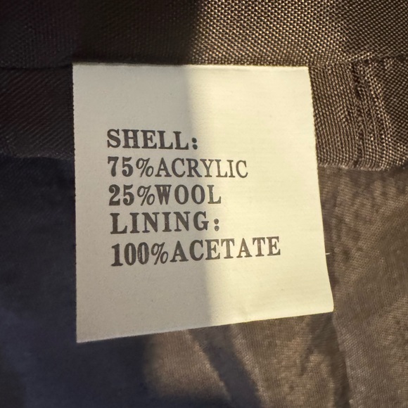 Insight brown tweed moto jacket blazer. Size: 6 - Picture 7 of 10